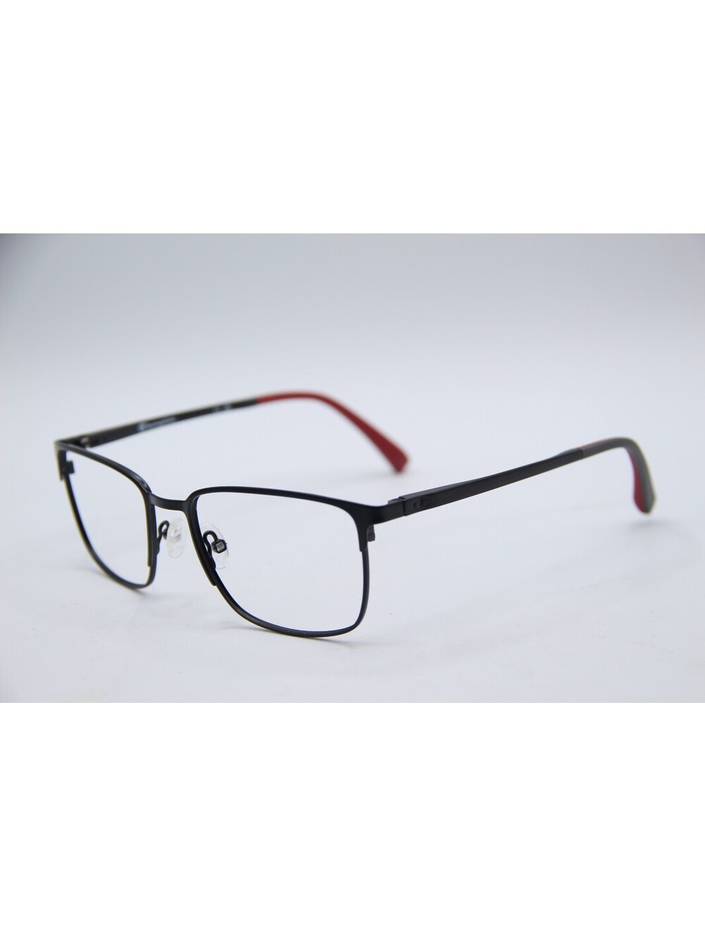 Champion Cufl1006 C01 Black Red Authentic Eyeglasses 53-18
